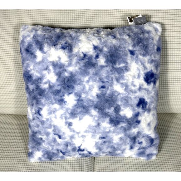 Aviva Stanoff  Blue White Painted Sky Blanket 2 Pillow Set, Super Soft, NWT, MSR - Picture 5 of 10